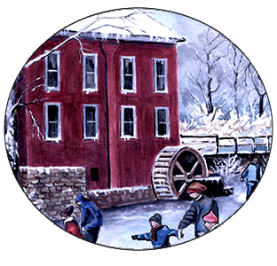 Skating at Kirby's Mill Circle