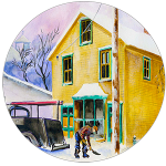 shoveling snow