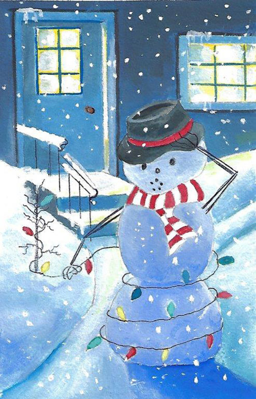Light Tied Up - Snowmann© Cards