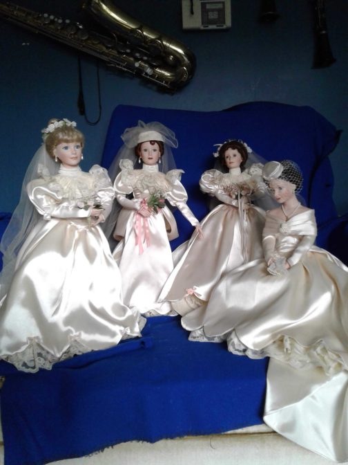 This day forward - 4 poreclain dolls